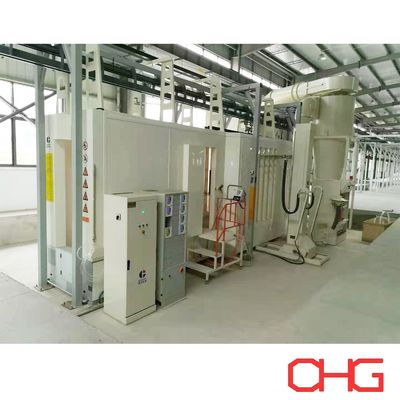 สแตนเลส PVC สแตนเลสคาร์บอน Powder Coating Spray Booth สําหรับสายการผลิตการเคลือบ