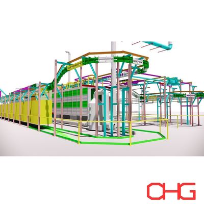 ราคาดี สายการผลิตการปรับสภาพสำหรับสายการผลิตการเคลือบด้วยไฟฟ้า/อิเล็กโทรโฟเรติก KTL/EPD ออนไลน์