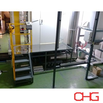 สายเคลือบผงที่กําหนดเอง พร้อมห้องสเปรย์ PVC และระบบสเปรย์ก่อนการบําบัด