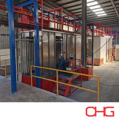 ราคาดี สายการผลิตเคลือบผงโปรไฟล์อลูมิเนียมแบบกำหนดเองพร้อมระบบสายพานลำเลียงอัตโนมัติและประเภทวิธีการ ออนไลน์