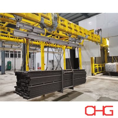 ส่วนโครงสร้าง สายการผลิตสีเหลว ด้วยเครื่องเคลือบอัตโนมัติ