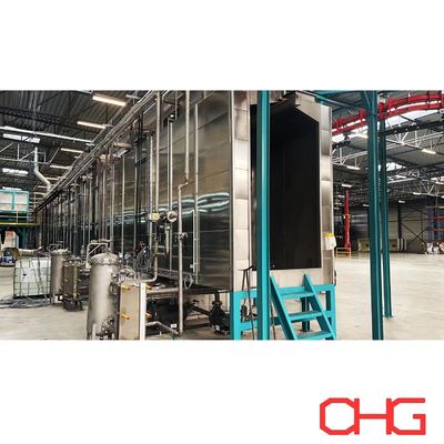 เครื่องทําความสะอาดสเปรย์สําหรับสายเคลือบผงอุตสาหกรรม