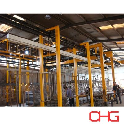 สายการผลิตฝาผิวแป้งอัตโนมัติที่มี PVC Spray Booth ปรับแต่งพัสดุน้ําหนักรวม