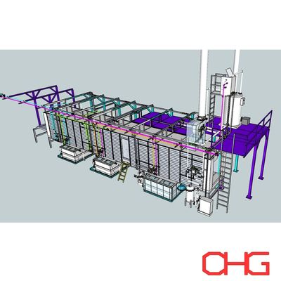ระเบียงสเปรย์สําหรับเส้นการผลิตฝาผิวขาว