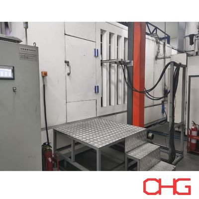 สายเคลือบผงส่วนประกอบรถยนต์มืออาชีพที่มีระบบขนส่งมโนเรลและหน่วยควบคุม PLC