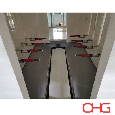 สายเคลือบผงเหล็กคาร์บอนเป็นผง พร้อมเครื่องเคลือบหุ่นยนต์และอุปกรณ์นําการติดตั้ง