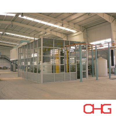 ตู้เคลือบอัตโนมัติสําหรับอุปกรณ์เคลือบผง PVC PP เหล็กไร้ขัด