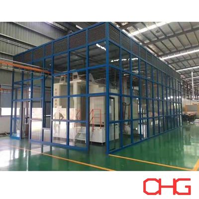 เครื่องเคลือบผงพีวีซี/สแตนเลส/สแตนเลสคาร์บอน บูธฉีดด้วยห้องสะอาด