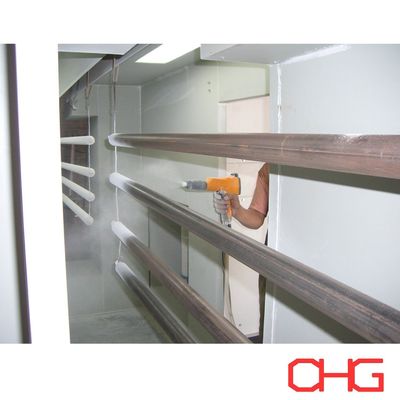 บูธสเปรย์เคลือบขุ่นไฟฟ้าสแตตติกมือที่กําหนดเองสําหรับการรักษาผิวโลหะ