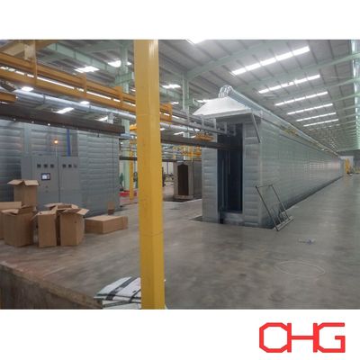 สายการผลิตการเคลือบผงผงแบบแบบอัตโนมัติสําหรับโปรไฟล์อลูมิเนียม