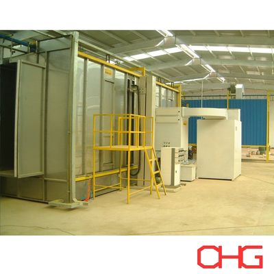 สแตนเลส สเปรย์บูธอัตโนมัติ พาวเดอร์เคลือบ บูธสีอิเล็กทรอสตติก ปรับแต่ง