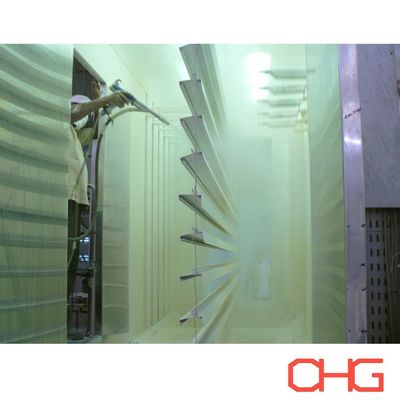 สายการผลิตฝุ่นเคลือบที่สามารถปรับแต่งได้และมีประสิทธิภาพสูงสําหรับโปรไฟล์อลูมิเนียม อุปกรณ์ฉีดเครื่องมือ