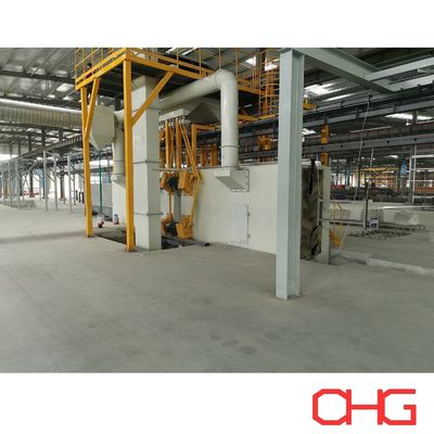 สายเคลือบผงแบบอัตโนมัติที่กําหนดเอง รวมผงสเปรย์ไฟฟ้าสแตตติกและเคลือบด้วยมือเพื่อประสิทธิภาพการผลิตสูง