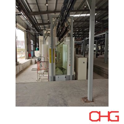 สายเคลือบผงอัตโนมัติสําหรับสับสราทโลหะที่กําหนดเอง ระบบสเปรย์เพนติ้ง