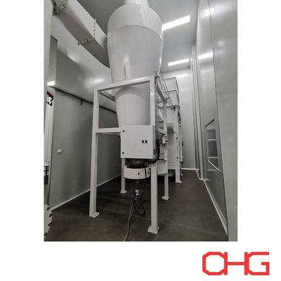 ระบบกู้คืนไซโคลนสำหรับอุปกรณ์พ่นสีฝุ่นในห้องพ่นสี ระบบควบคุม PLC ระดับมืออาชีพ