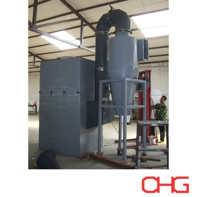 ราคาดี การเปลี่ยนสีอย่างรวดเร็ว อัตโนมัติ Cyclone Powder Recovery Box กับหน่วยควบคุม PLC ออนไลน์