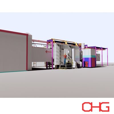 เครื่องพ่นสีฝุ่นอัตโนมัติแบบไฟฟ้าสถิตสำหรับงานฮาร์ดแวร์ระดับมืออาชีพ