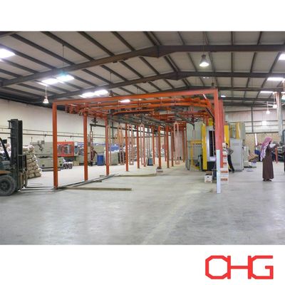 บูธสีอุ่นที่กําหนดเอง เป็นมิตรกับสิ่งแวดล้อม ด้วยเครื่องเคลือบสีสเปรย์อัตโนมัติ