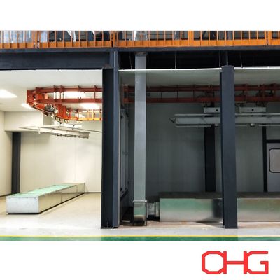 P&F Overhead Conveyor System for Heavy Machinery Structural Parts Made of Carbon Steel