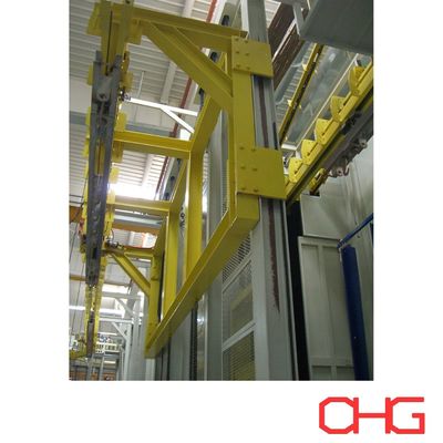 PLC การควบคุมเครื่องยกฝา Powder Coating ปรับแต่งสําหรับสายการผลิตฝา